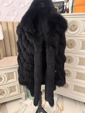 Real Fox fur coat